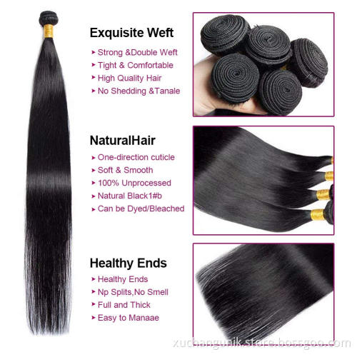 Cheap Long Length 28 30 32 34 36 38 40 Inch 100% Human Hair Weave Bundles,Mink Brazilian Hair,Raw Virgin Cuticle Aligned Hair